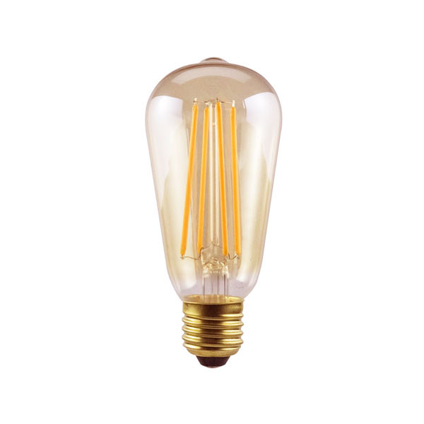 LED-Glühfadenlampe Edison E27 4W 330lm 1800K