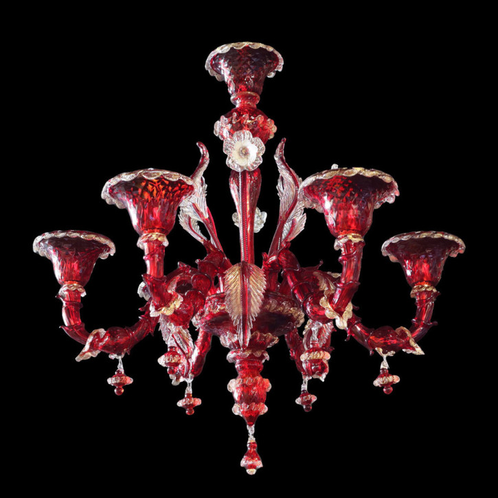 Fuoco dell'inferno rosso e oro