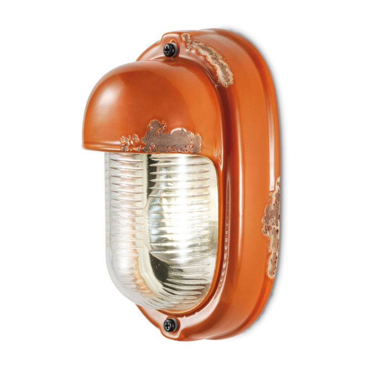 Lámpara de pared en estilo retro shabby - arancia