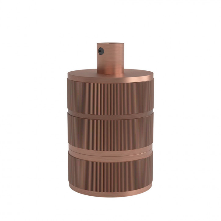 Lamp holder E27 satin copper