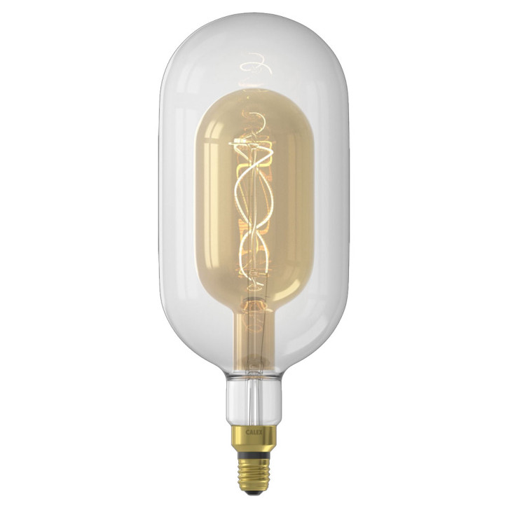 Sundsvall Klar/Gold Filament Bulb 3W E27 2200K dimmbar