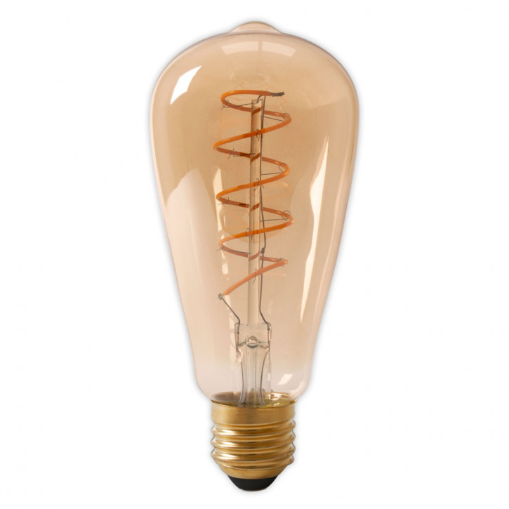 Flex Filament Rustik Lampe ST64 4W E27 2100K dimmbar