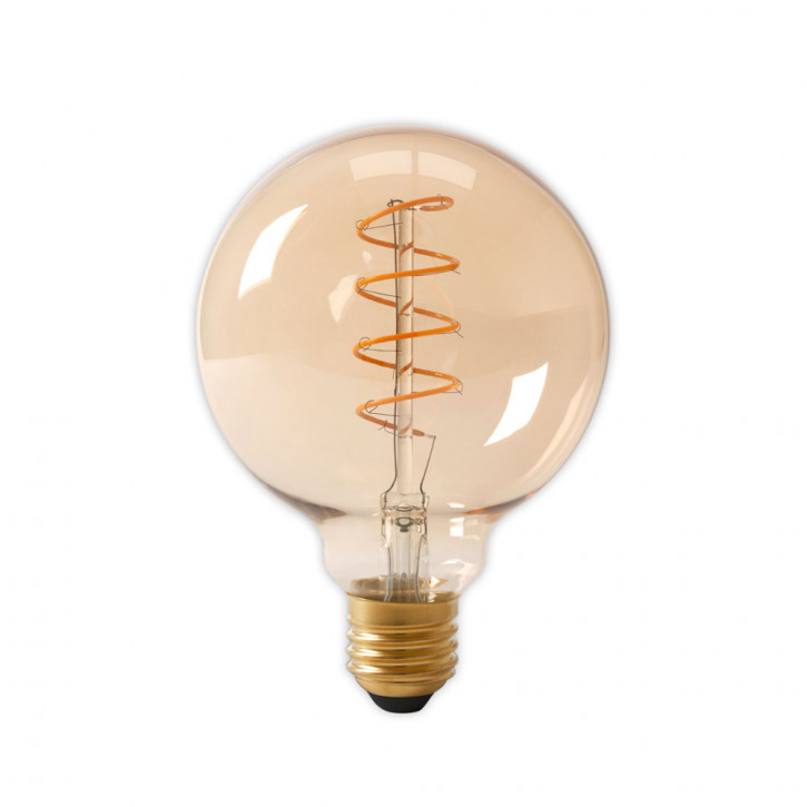 Flex Filament Globe Lampe G125 4W E27 2100K dimmbar