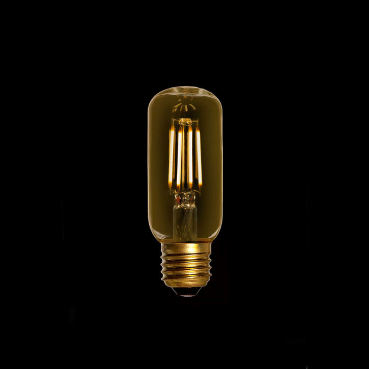 LED Exterior Tube 2,5W E27 2000K gold dimmbar