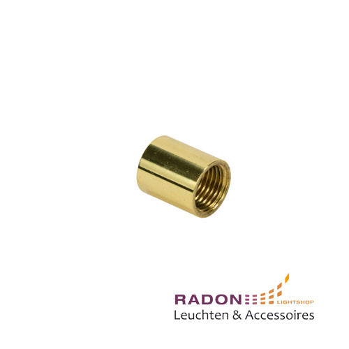 Connection sleeve, Polished Brass