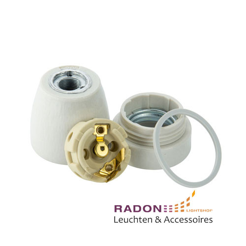 Radon Lumière Shop, douille en porcelaine, version du site de