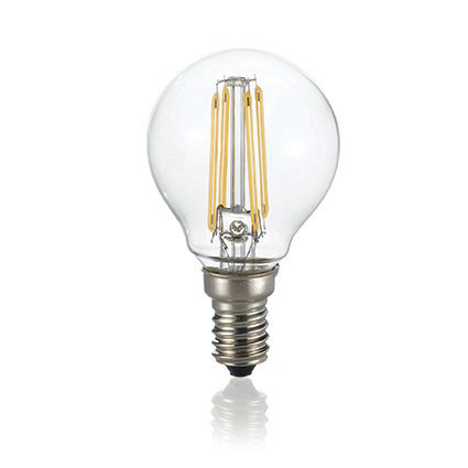 Ideal Lux, mini ampoule à filament LED, tout en verre, clair, E14