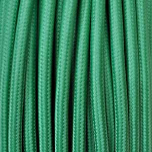 Textile cable 2x0,75mm² green
