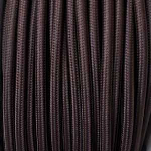 Textile câble 2x0,75mm² brun
