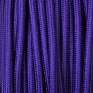Textile cavo 2x0,75mm² viola