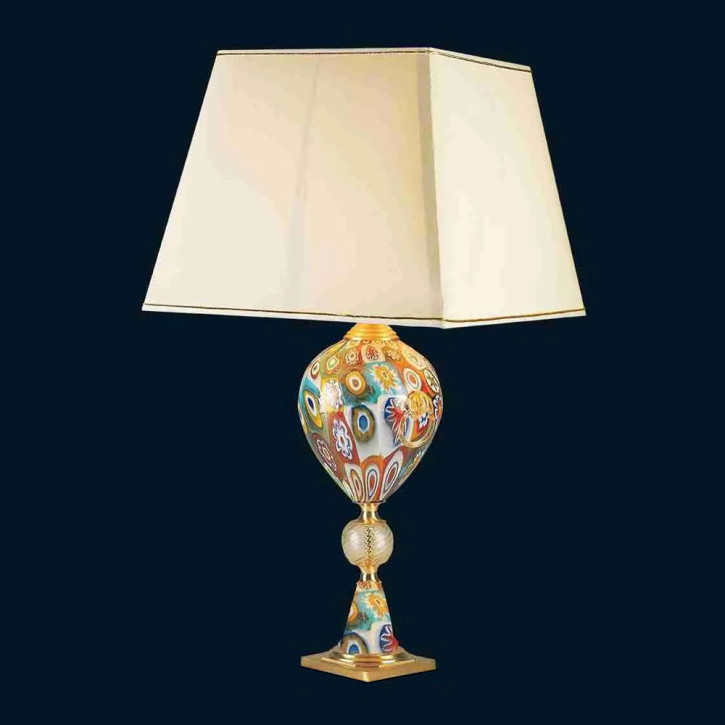 Tischleuchte Murrine Gold