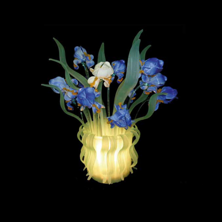 Murano Leuchte Vase Iris
