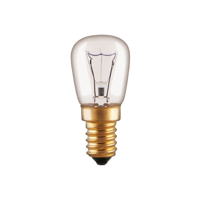 LEDmaxx Glühbirne Röhrenlampe Backofenlampe ST26 40W E14 klar 300°