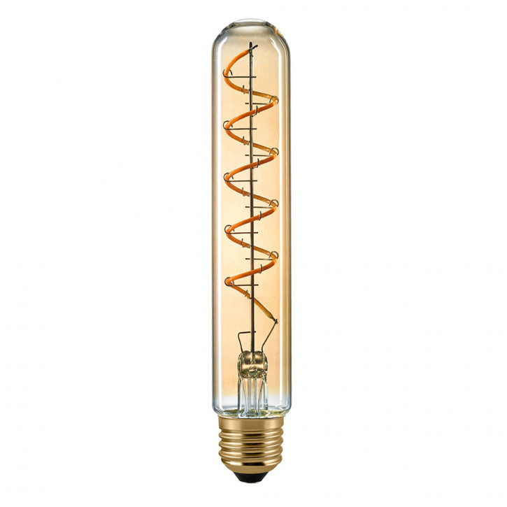 Sigor 4W Röhrenlampe Spiral-Filament gold E27 250lm 2700K dim