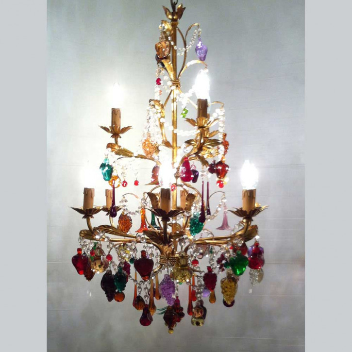 Murano chandelier with fruit