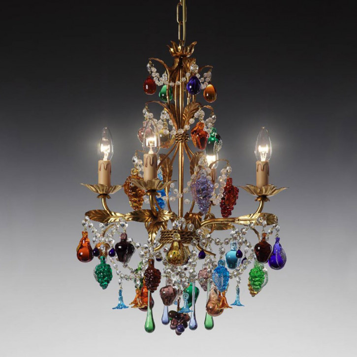 Murano chandelier with fruit