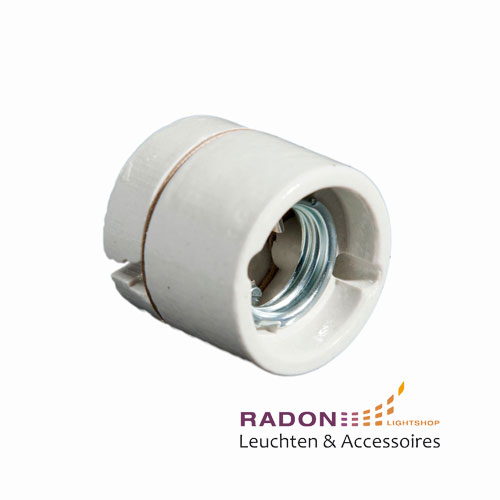 Radon Lightshop, Douille en porcelaine de construction, E27, blanc