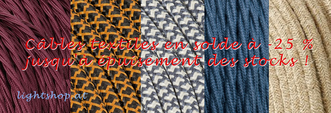 Câble Textile Vente