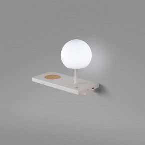 Niko LED white wall lamp - left