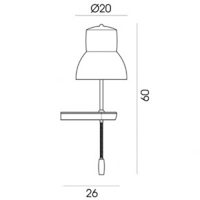 Shelf LED avec Lampe de lecture