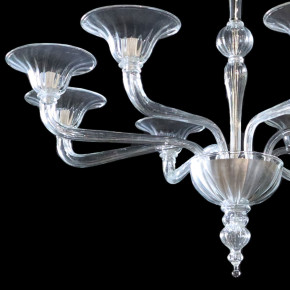 Moderna araña original de cristal de Murano