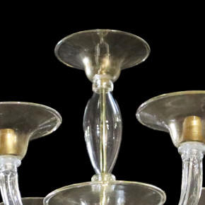 Lustre moderne en verre de Murano