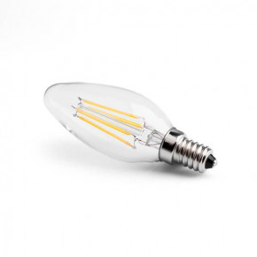 LED Candle E14 4W 350lm filament 2700K clear dimmable