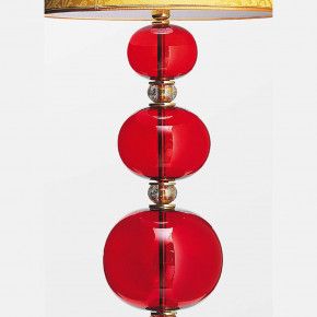 "Bolle rosso" Classic Murano glass floor lamp