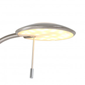 Lámpara de lectura LED Zenith plateada 2200-4000K CRI90 regulable