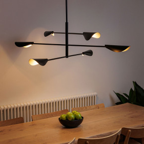 Liggera Black pendant light