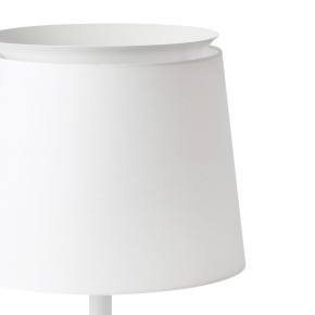 Lampe de table Savoy blanc/blanc