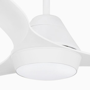 Polaris ceiling fan white with LED light and smart control