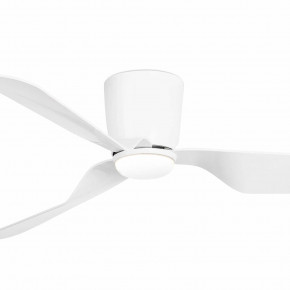 Pemba ceiling fan with DC motor and LED Light CRI>95 white