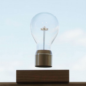 Flyte Buckminster Base en noix Lightbulb avec capuchon en cuivre
