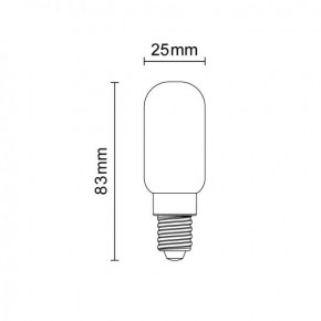 LED filament bulb E14 T26 2W clear 170lm 3000K