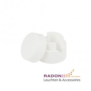 Cable holder PVC white