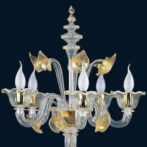 Lampe de table classique en verre de Murano