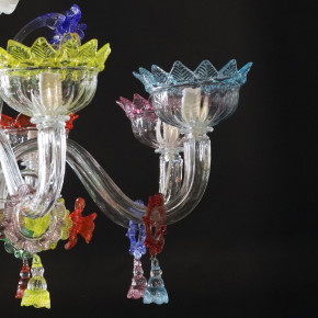 Gluttony - Muranoglas-Kronleuchter mit Blumen