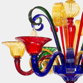 Multicolor chandelier