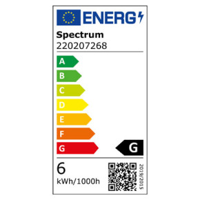 Spectrum LED MR16 Spot GU10 6W 460lm 3000K Spot 10°