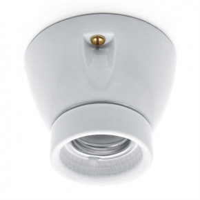 Rosace De Plafond Ancienne En Porcelaine Diamètre 6,4 Cm